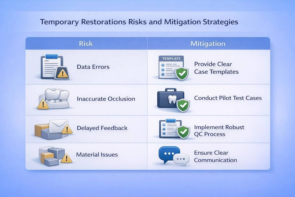 Temporary Restorations Outsourcing