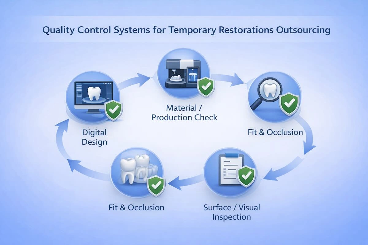 Temporary Restorations Outsourcing