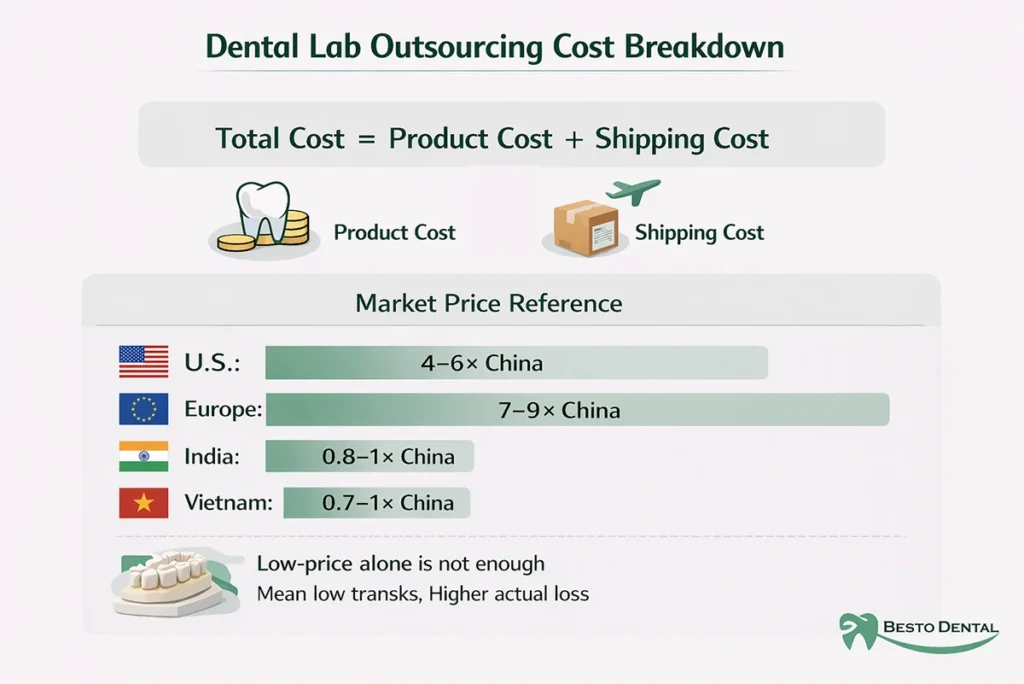 Price of Dental Lab Outsourcing Services