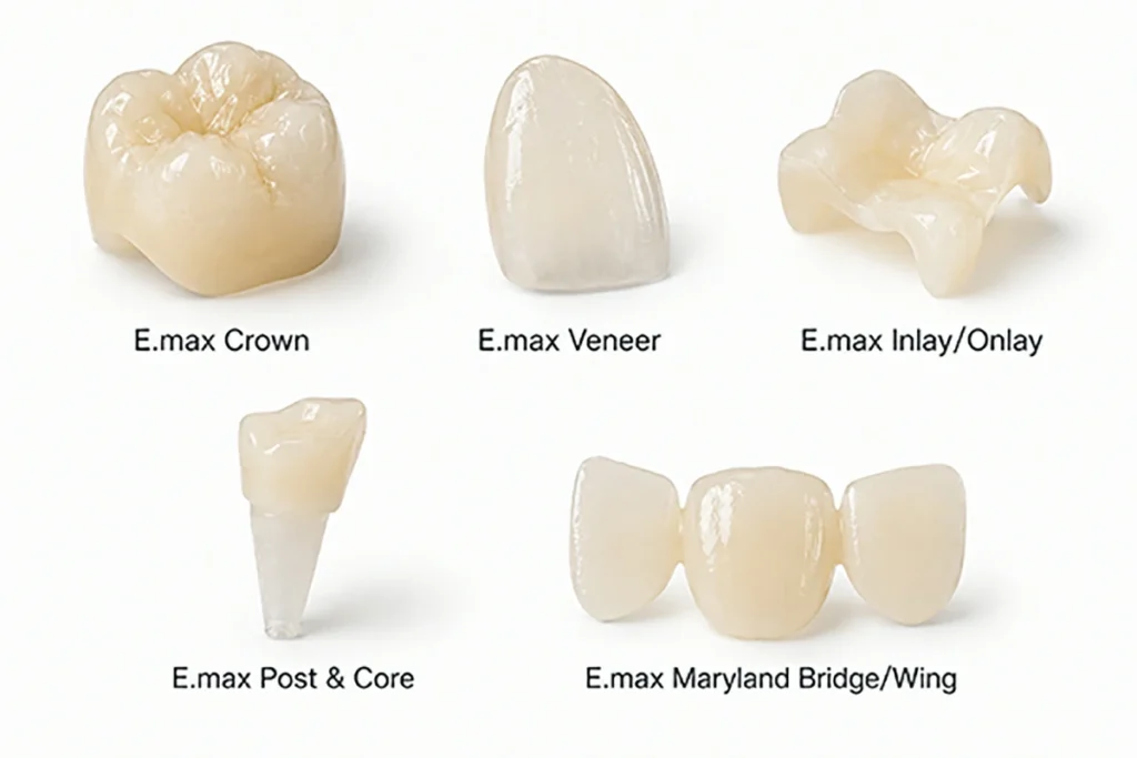 Types of E.max Restoration Outsourcing