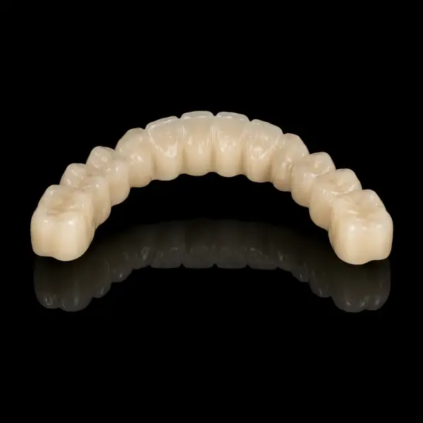 CAD/CAM Milled PMMA Temporary Teeth