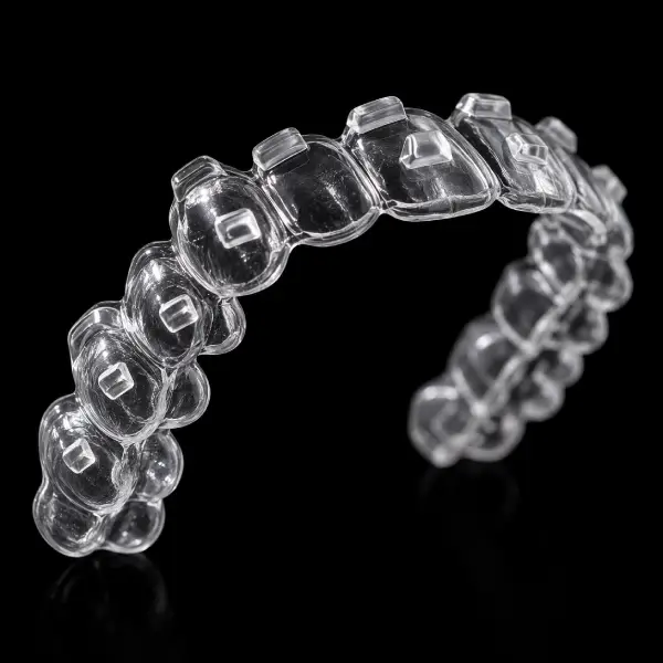 Clear Aligner with Attachments