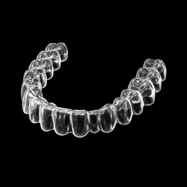 Clear Aligner with Pontic