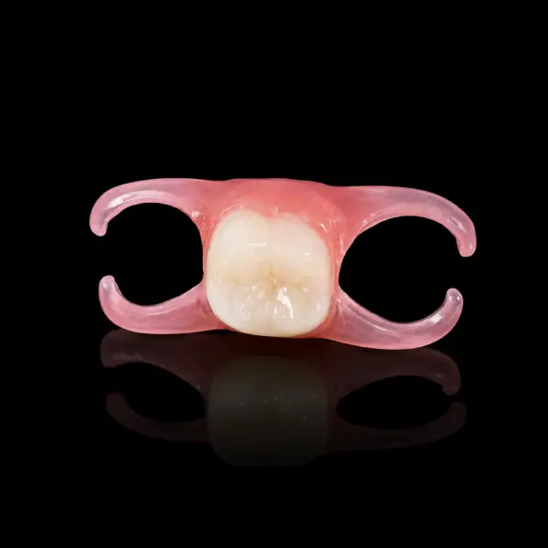 Single Unit Temporary Tooth with Gum