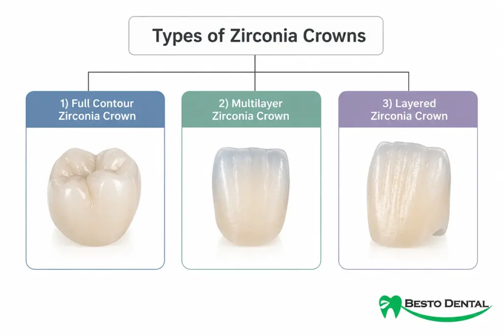 Types of Zirconia Crowns