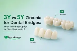 3Y vs 5Y Zirconia for Dental Bridges