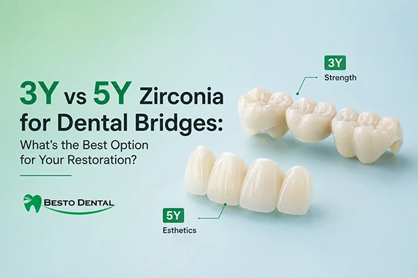 3Y vs 5Y Zirconia for Dental Bridges