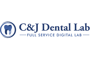 C J dental lab logo